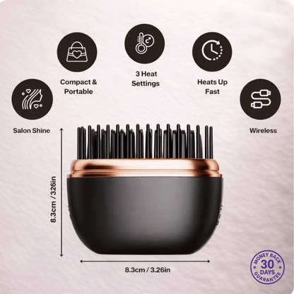 ManeHalo™ Mini Heated Hair Straightener