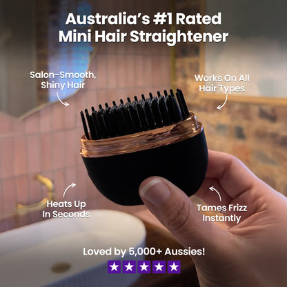 ManeHalo™ Mini Heated Hair Straightener