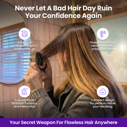 ManeHalo™ Mini Heated Hair Straightener