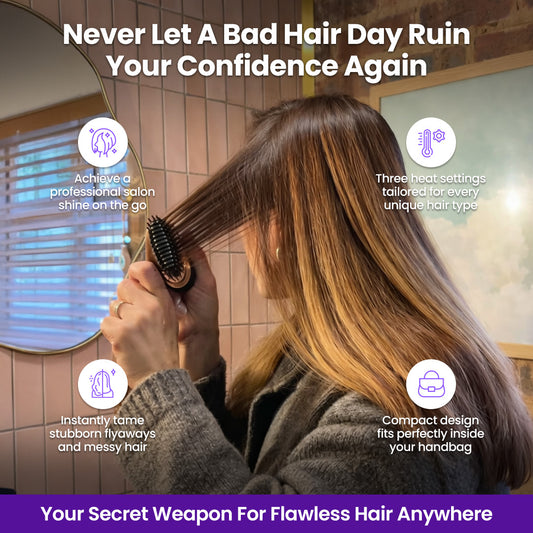 ManeHalo™ Mini Heated Hair Straightener