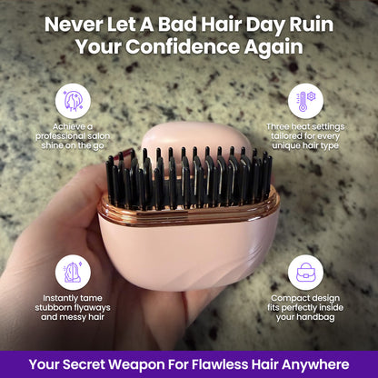 ManeHalo™ Mini Heated Hair Straightener
