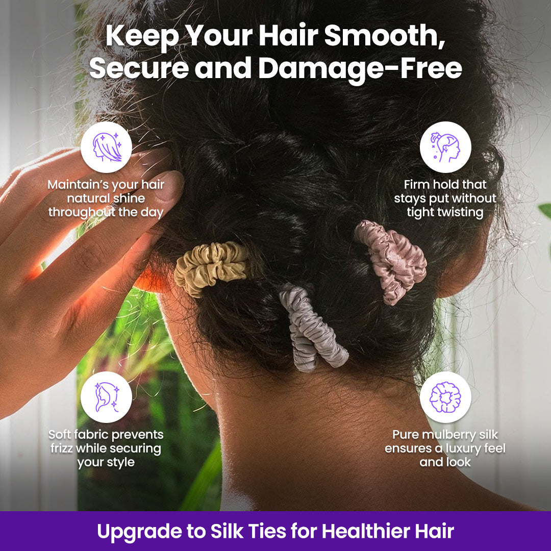 ManeHalo™ Silk Hair Ties
