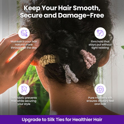 ManeHalo™ Silk Hair Ties