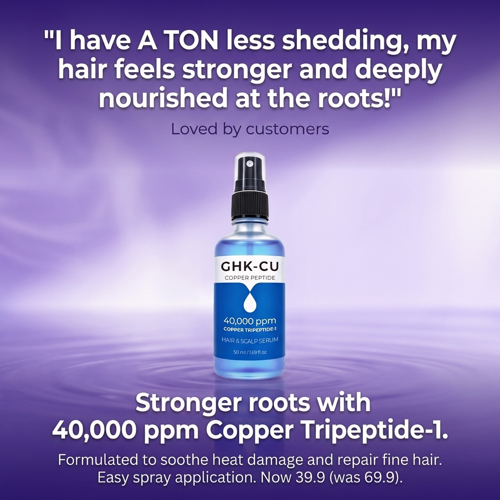 ManeHalo™ GHK-CU Peptide Hair Serum